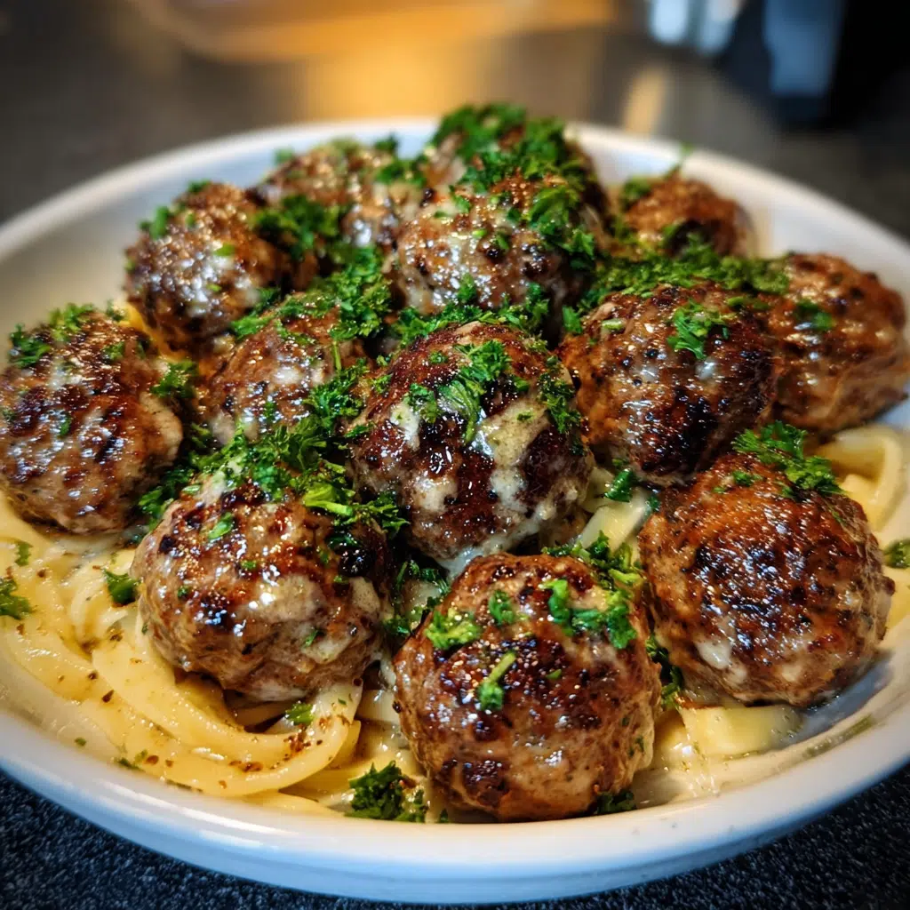 Easy Garlic Butter Meatballs