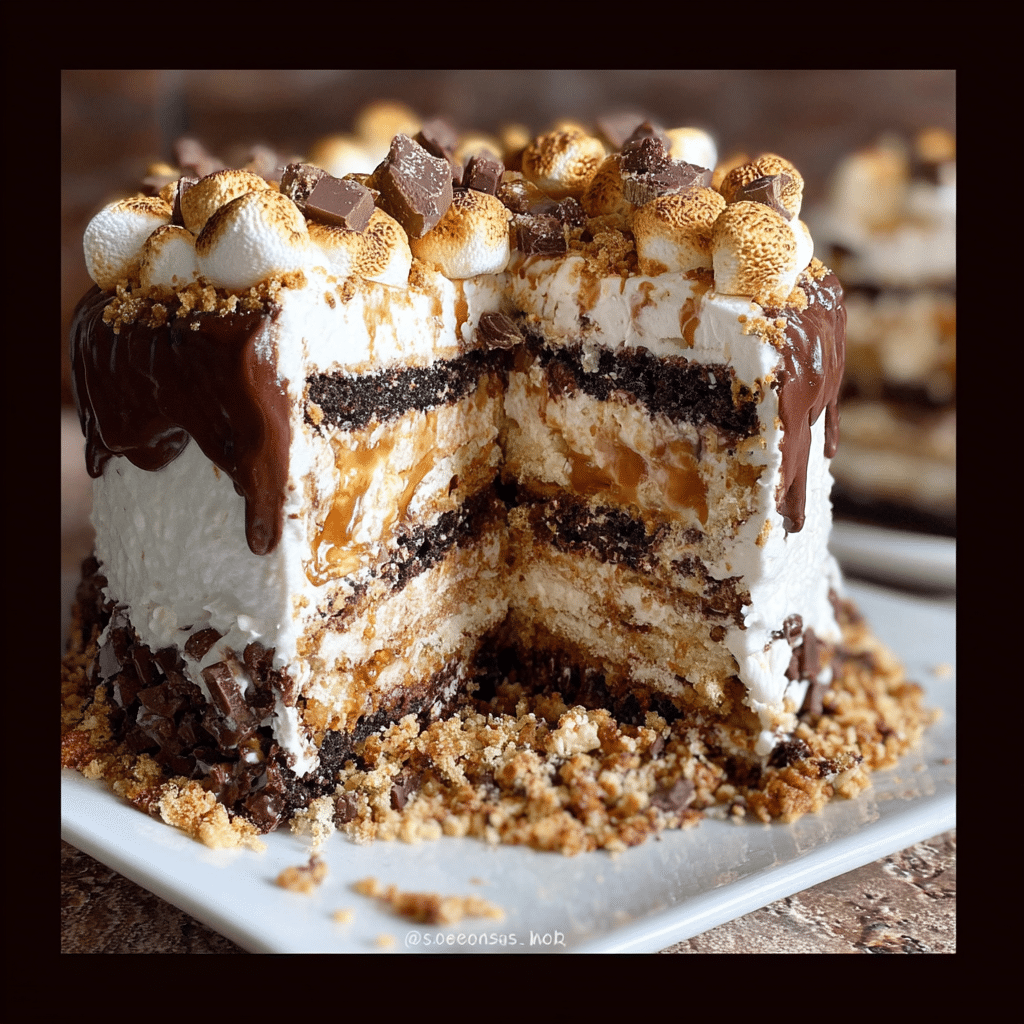 S'mores Cake Recipe