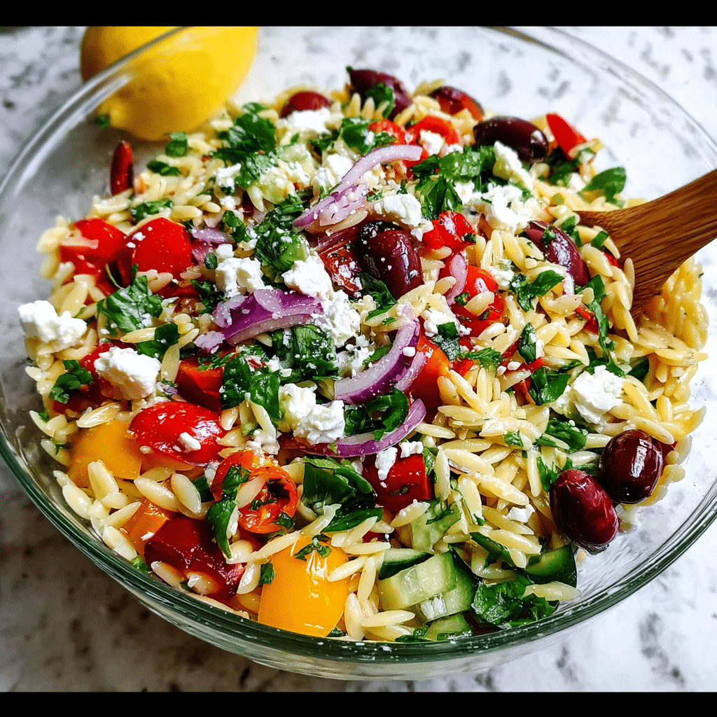 Mediterranean Orzo Salad Recipe