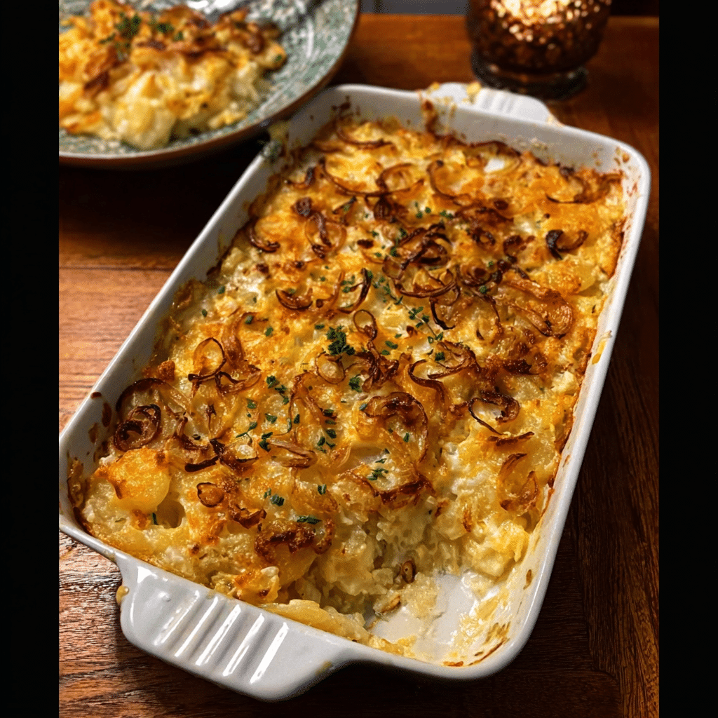 French Onion Funeral Potatoes