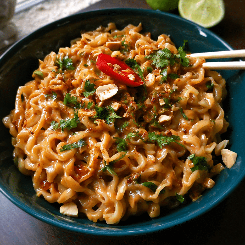 Spicy Peanut Butter Noodles