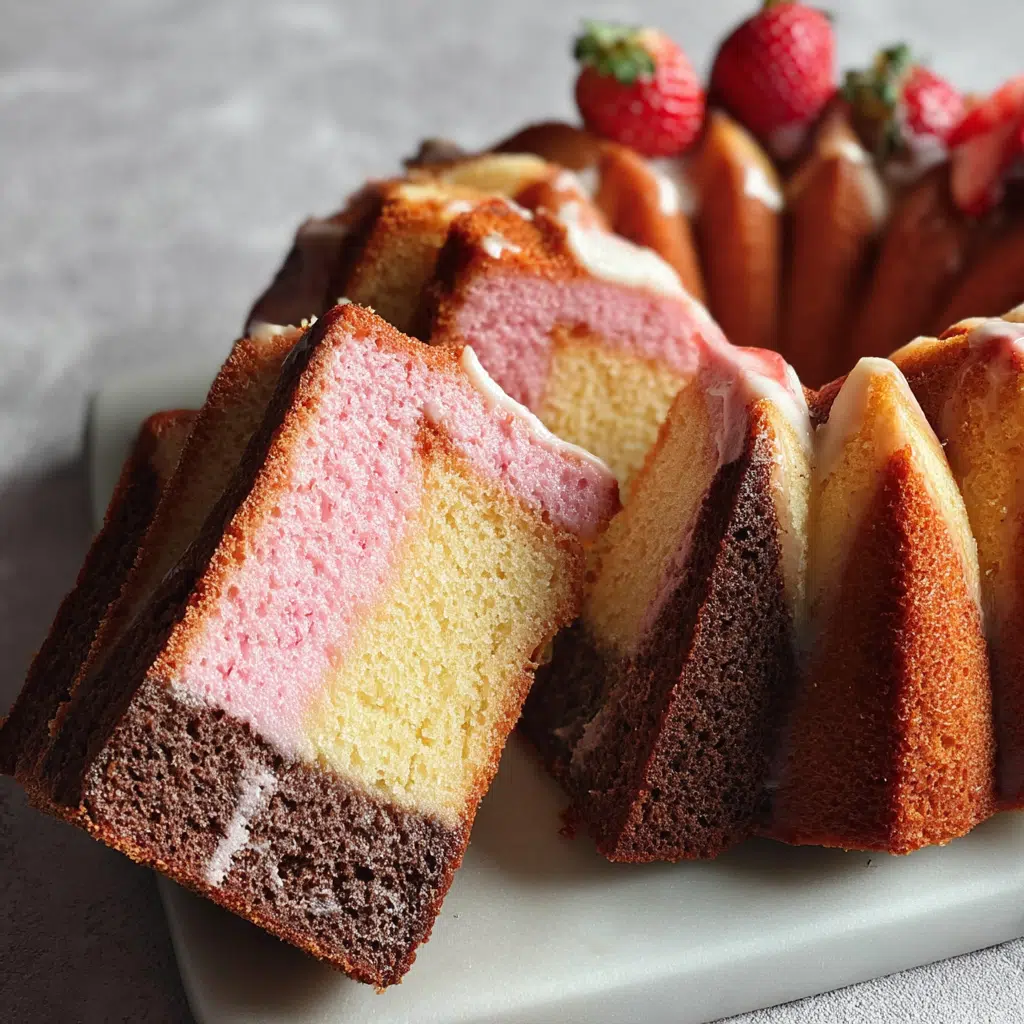 Neapolitan Pound Cake