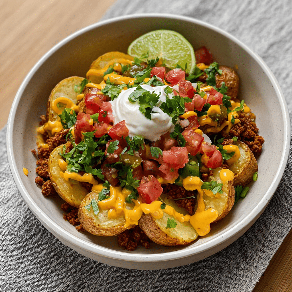 Loaded Fiesta Potato Bowls