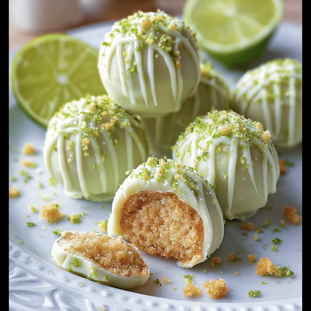 Key Lime Cake Truffles