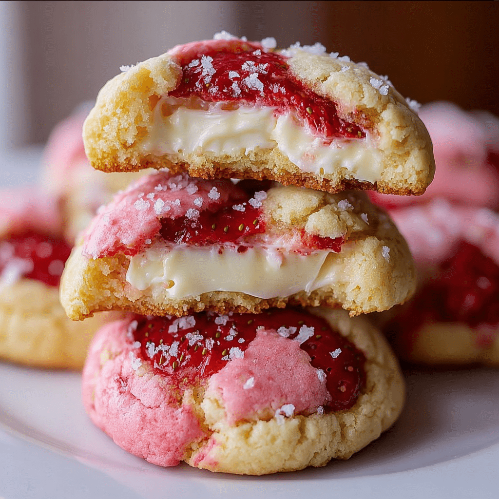 Strawberry Cheesecake Cookies