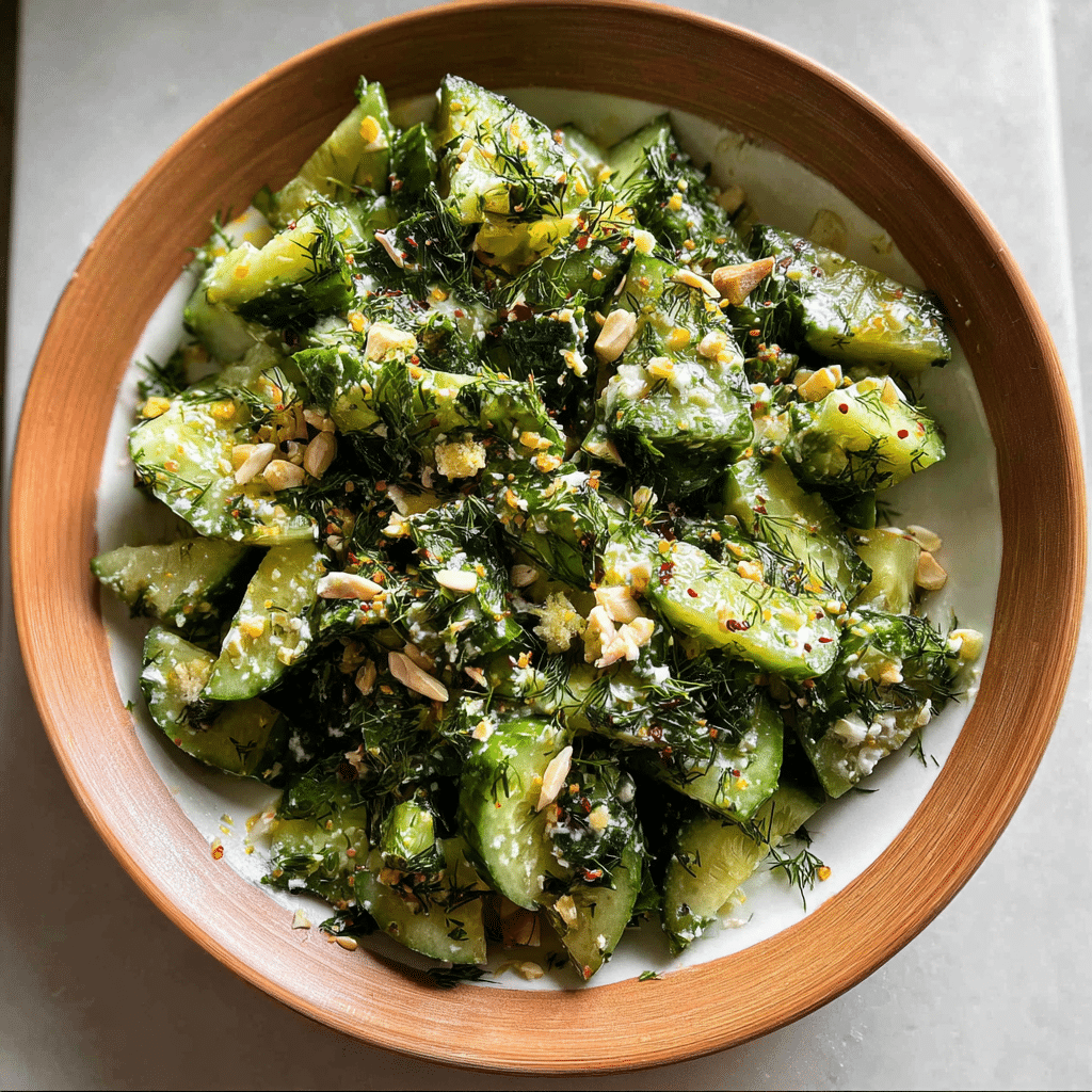 Smashed Cucumber Salad Recipe