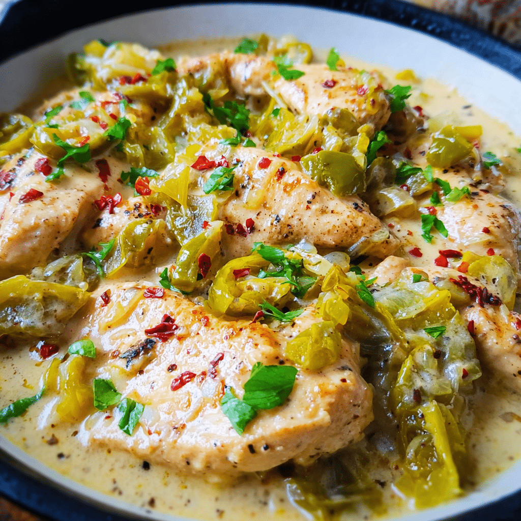 Creamy Pepperoncini Chicken