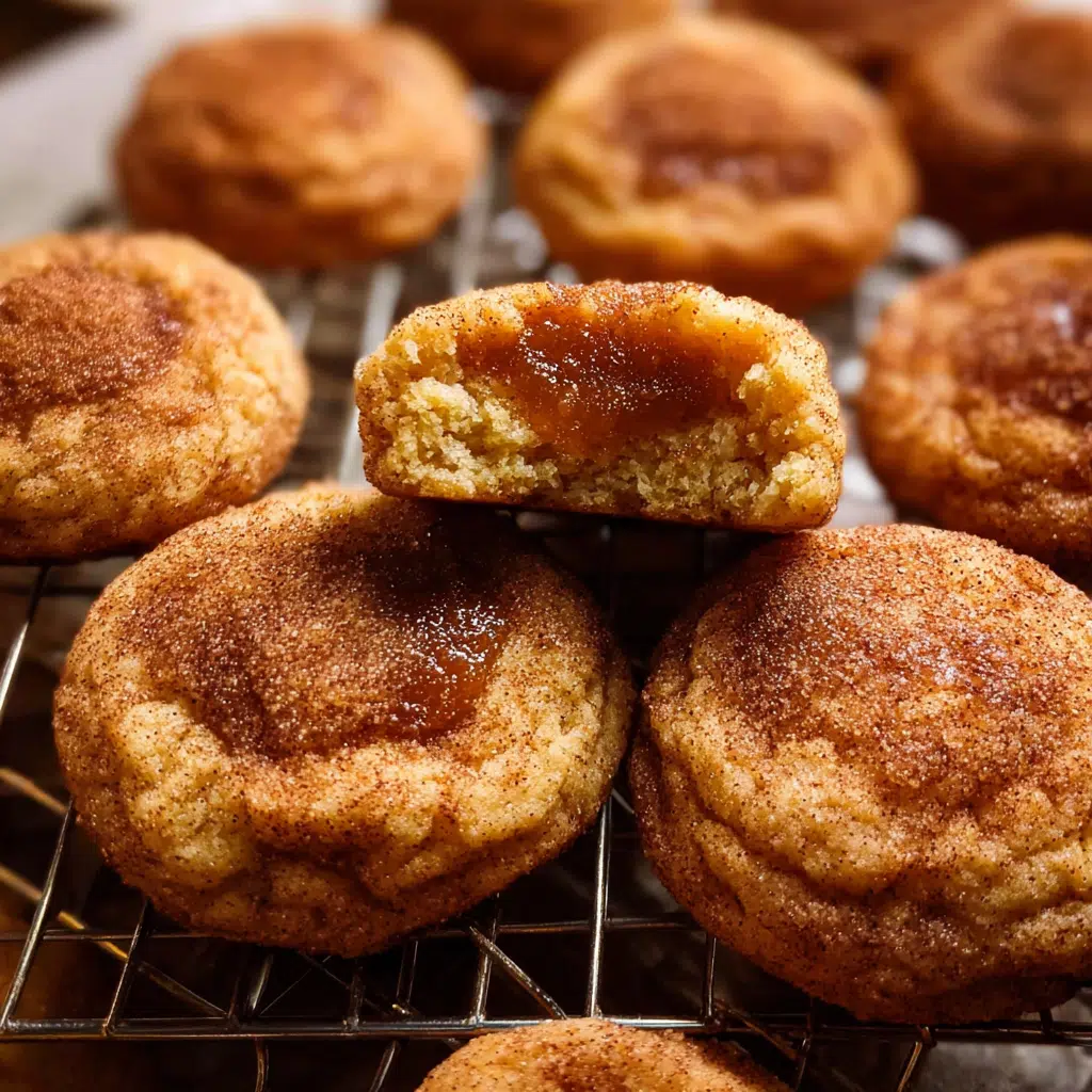 Apple Butter Snickerdoodle Cookies