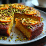 Flourless Orange Pistachio Cake