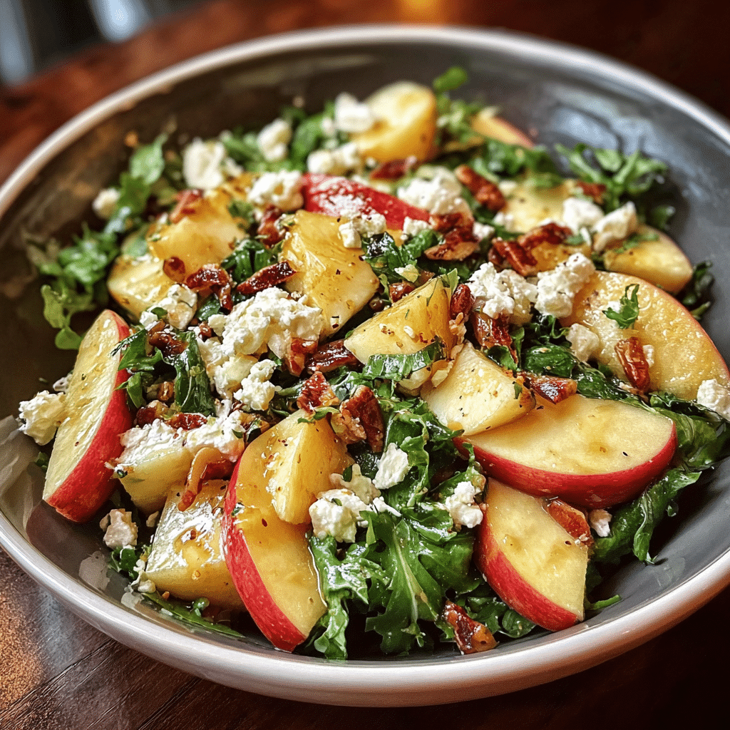 Autumn Harvest Honeycrisp Apple Feta Salad