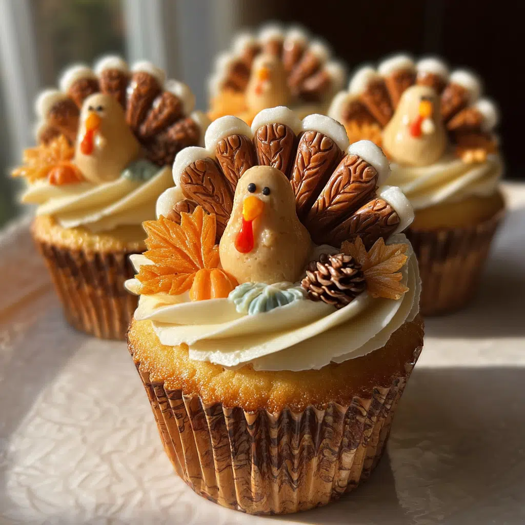 Thanksgiving Turkey Cupcakes