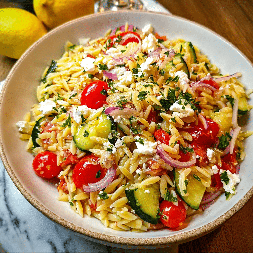 Mediterranean Orzo Salad