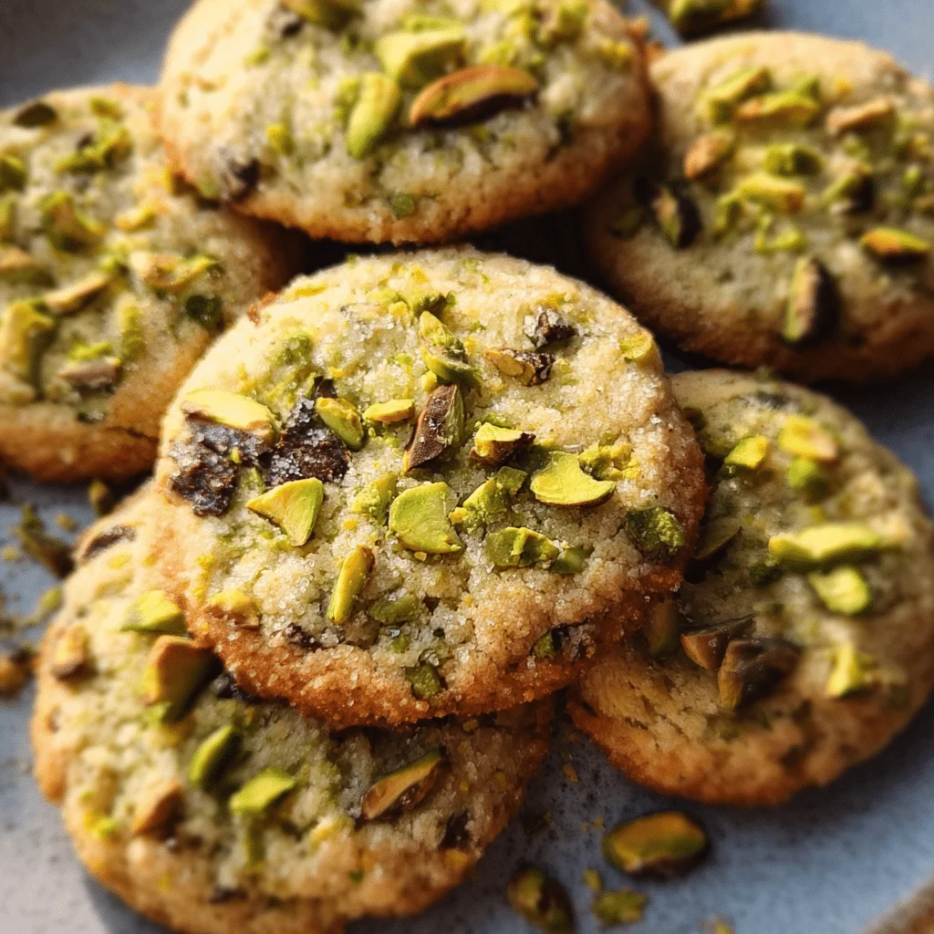 Pistachio Butter Cookies