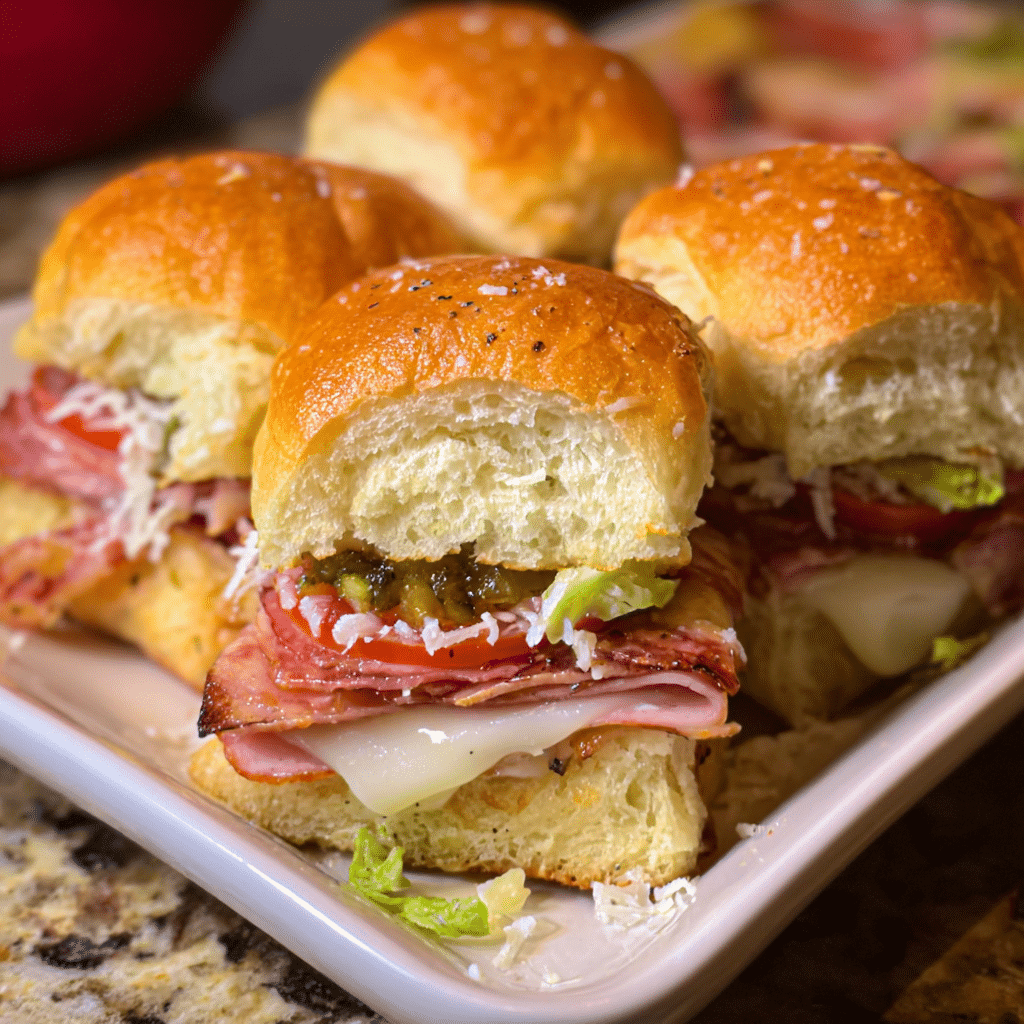 Hot Italian Sub Sliders Recipe