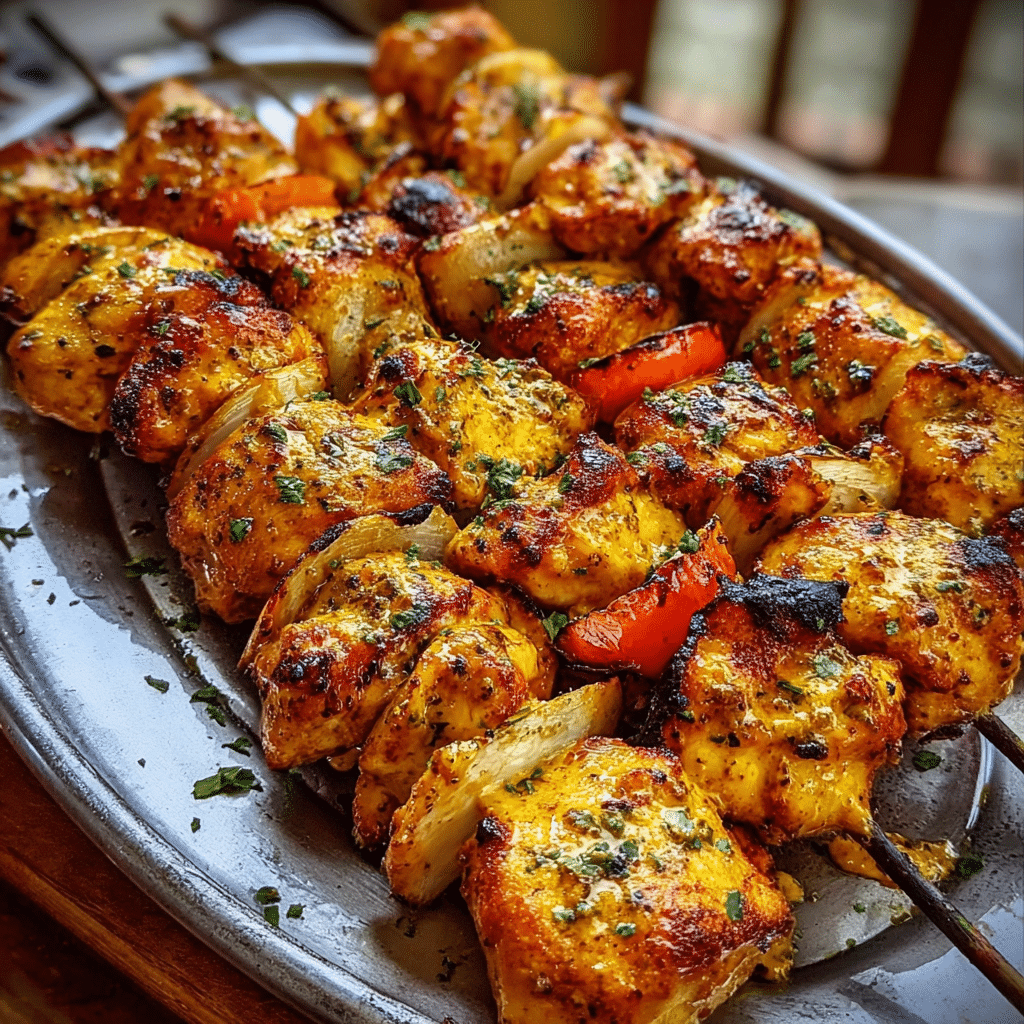 Cowboy Butter Chicken Skewers