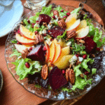 Thanksgiving Salad with Beet, Pear & Apple Cider Vinaigrette