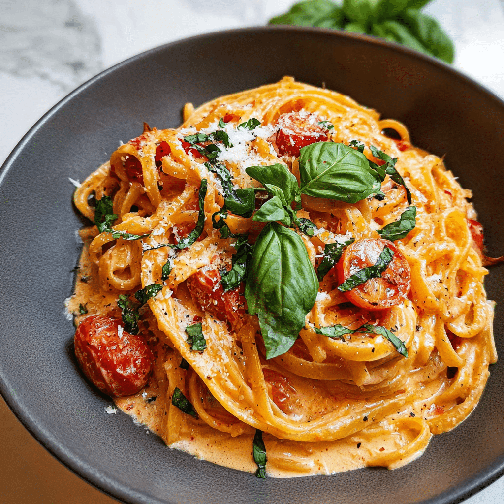 Easy One Pot Creamy Tomato Pasta