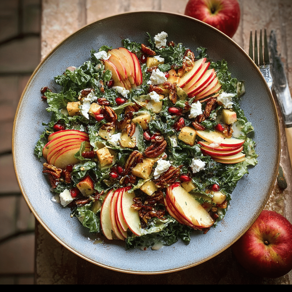 Autumn Harvest Honeycrisp Apple Feta Salad