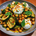 Grilled Zucchini Chickpea Salad
