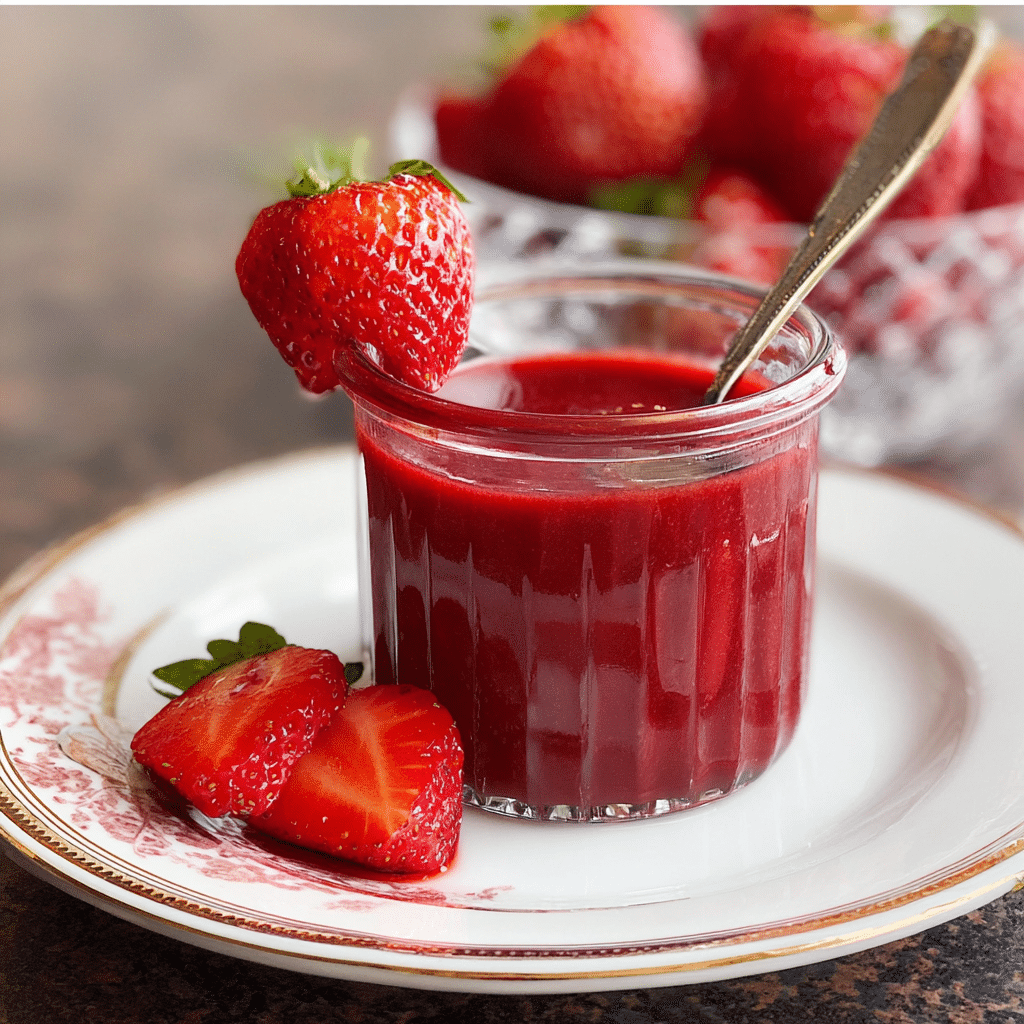 Easy Strawberry Coulis