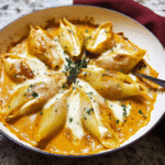 Stuffed Shells Pumpkin Cream Sauce