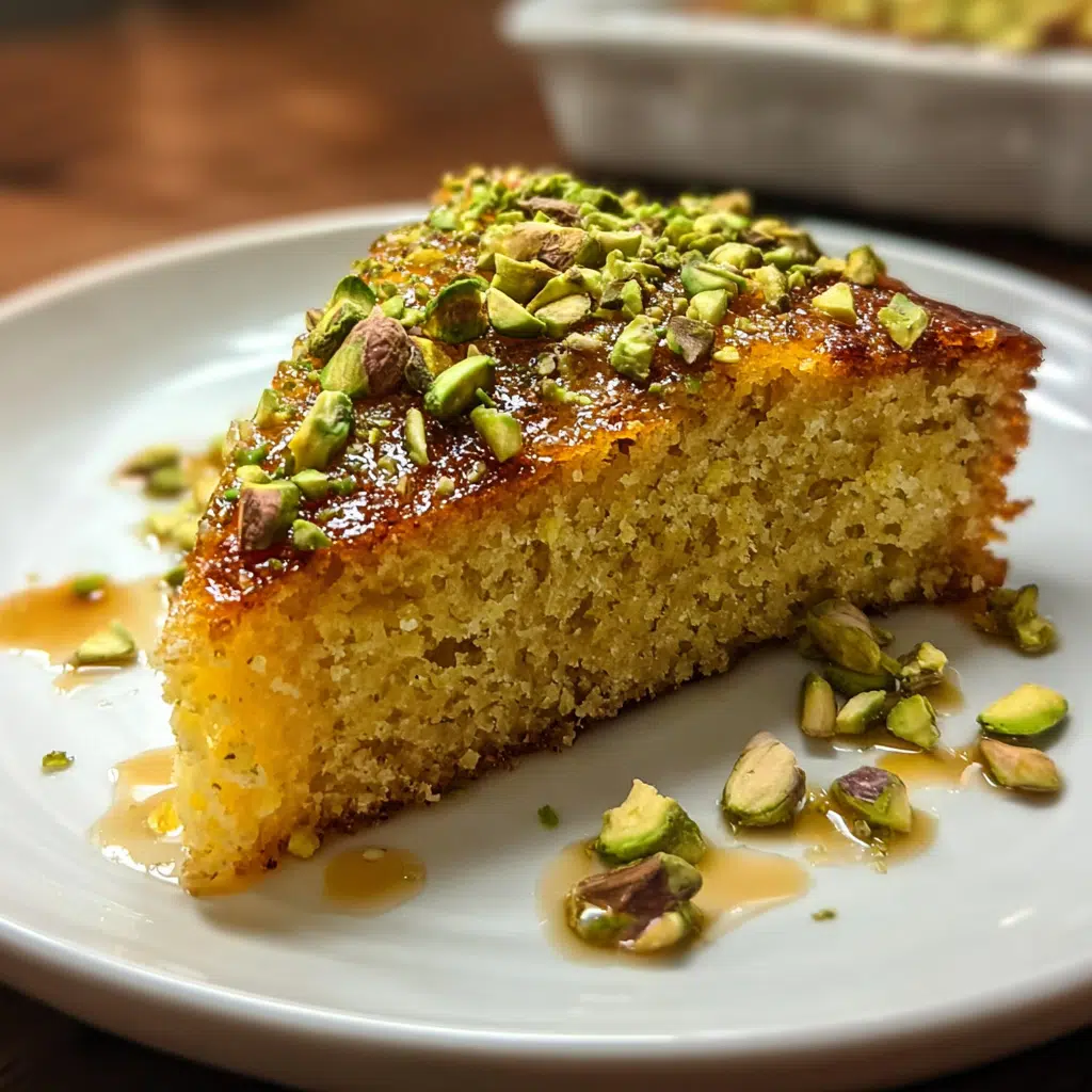 Flourless Orange Pistachio Cake