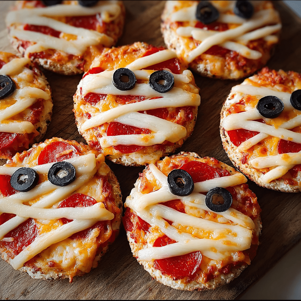 Mini Mummy Pizzas