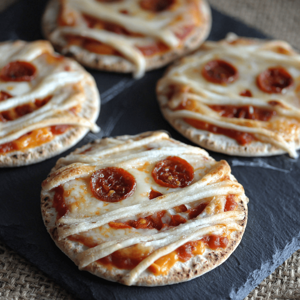 Mini Mummy Pizzas