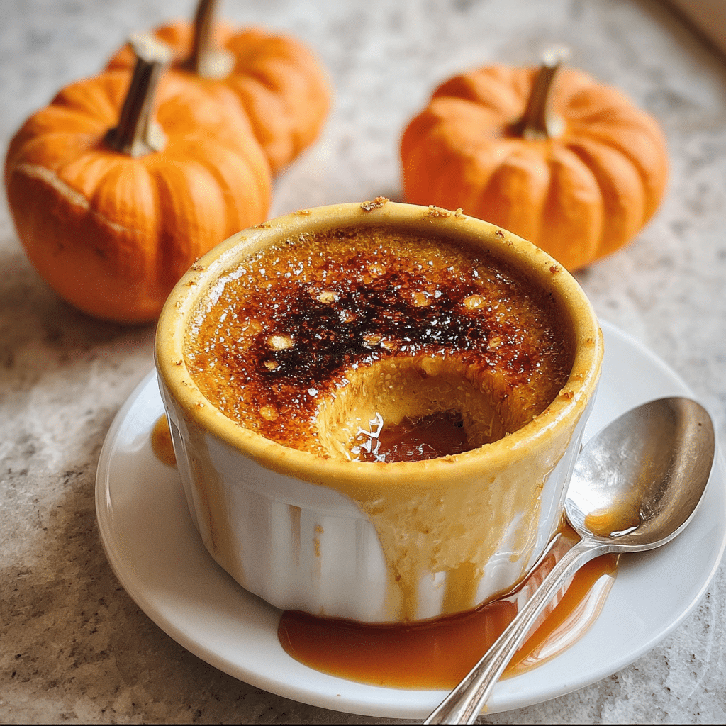 Pumpkin Spice Crème Brûlée