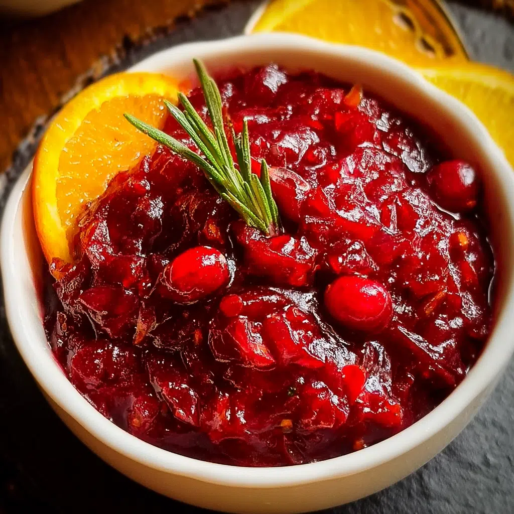 Easy Cranberry Orange Sauce