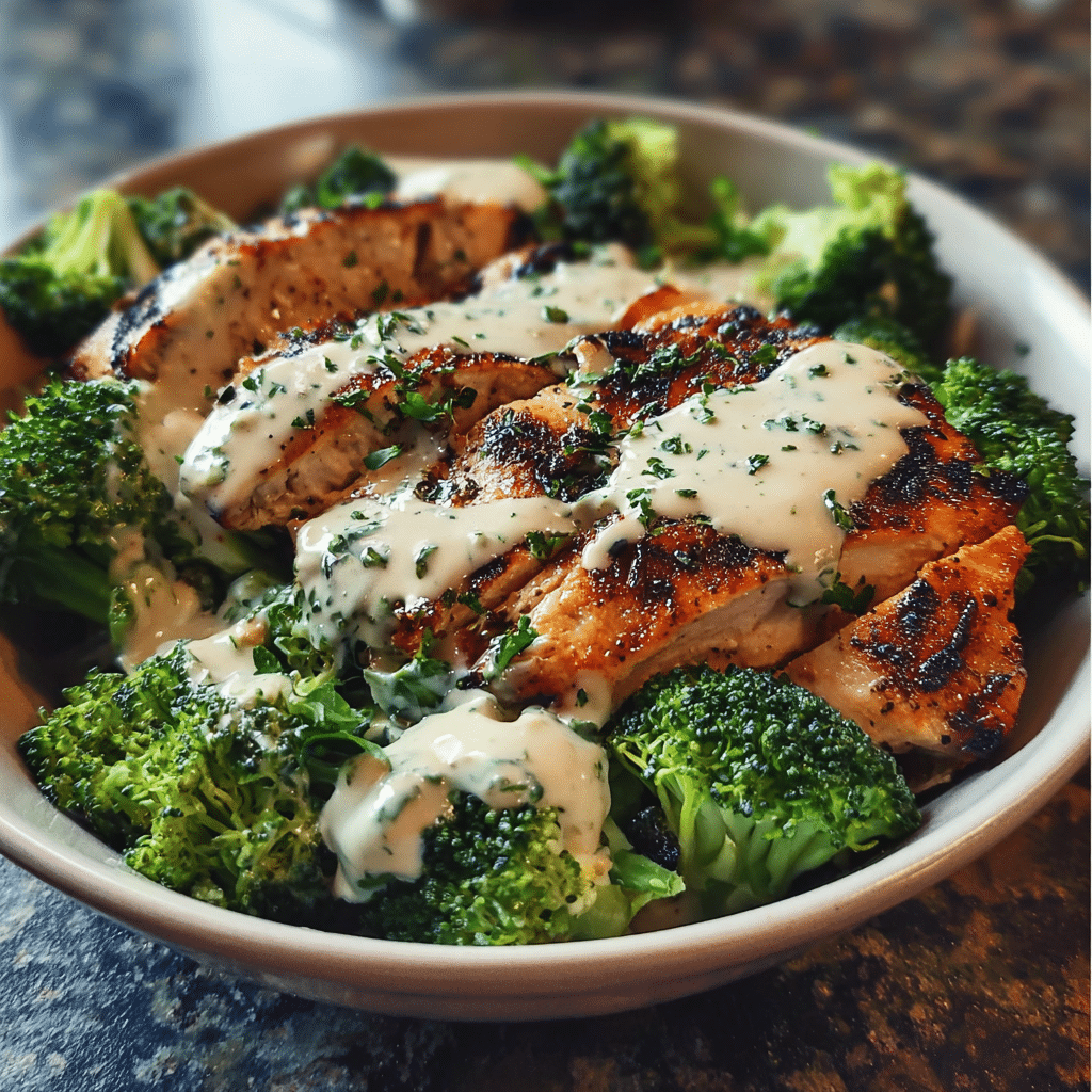 Grilled Chicken & Broccoli Bowls