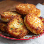 Cheesy Fried Grit Cakes