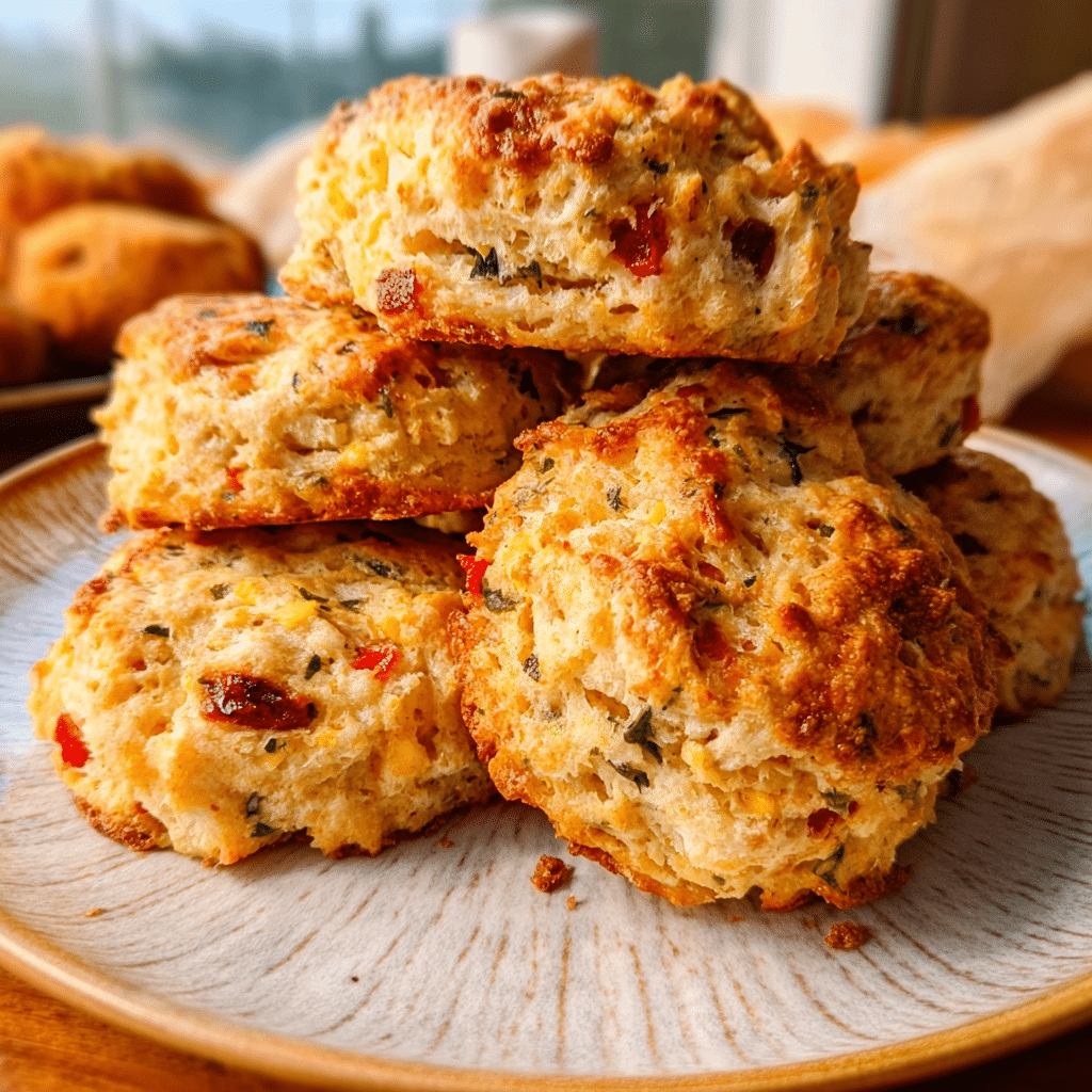 High-protein breakfast biscuits