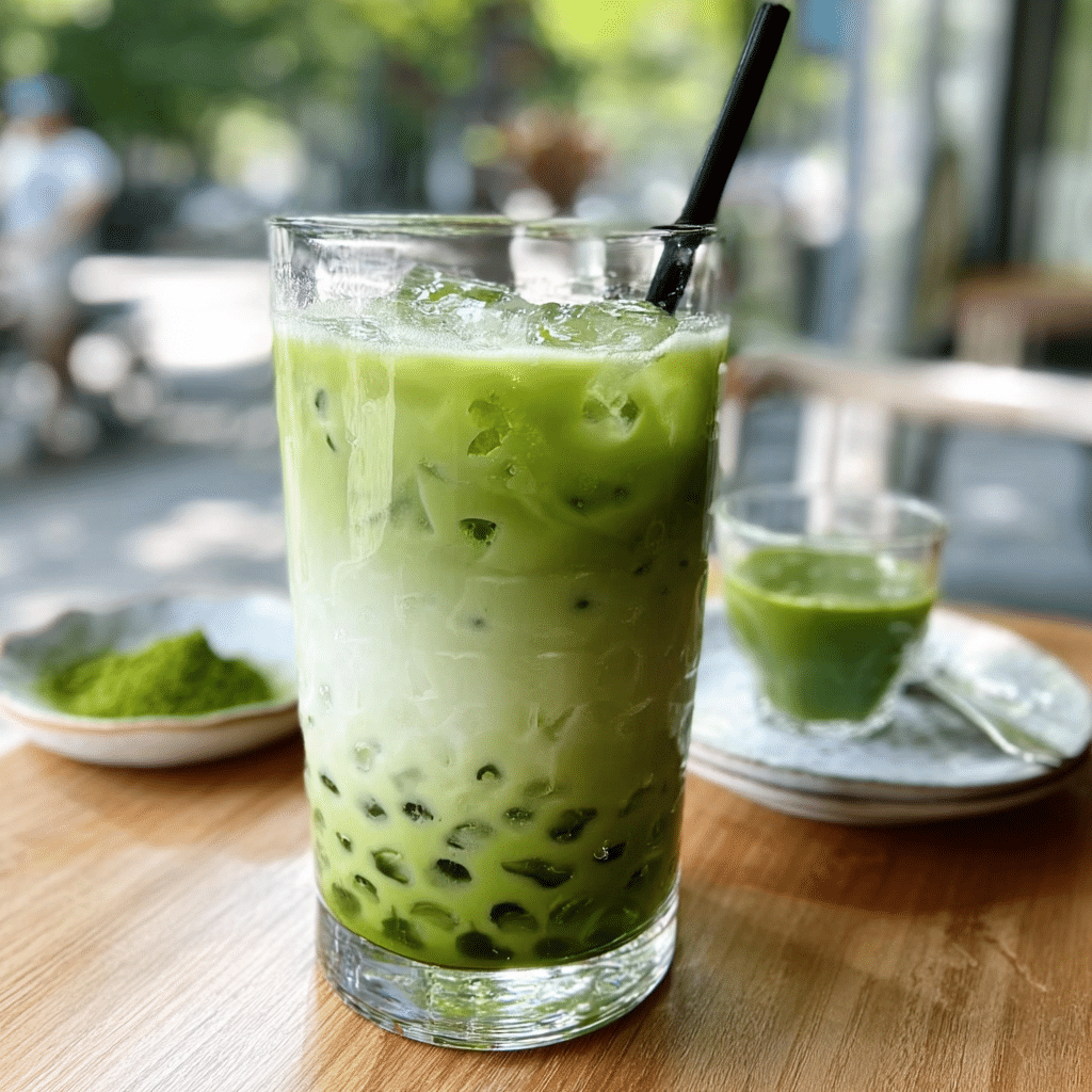 Iced Matcha Latte