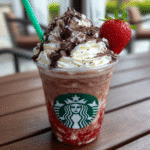 Chocolate Strawberry Frappe