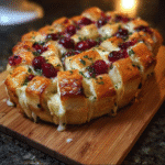 Cranberry Brie Pull-Apart Bread