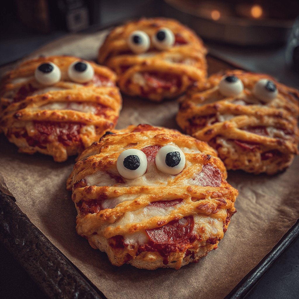 Mini Mummy Pizzas