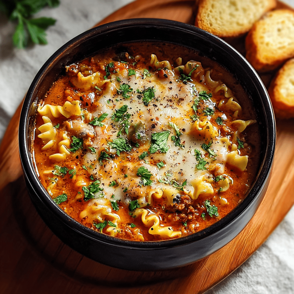 Vegetarian Lasagna Soup