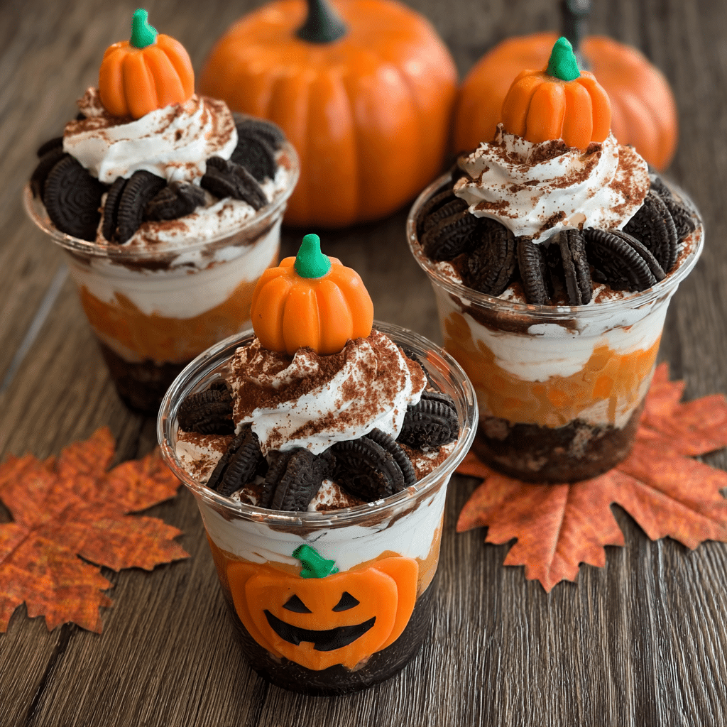 Pumpkin Patch Dirt Cups