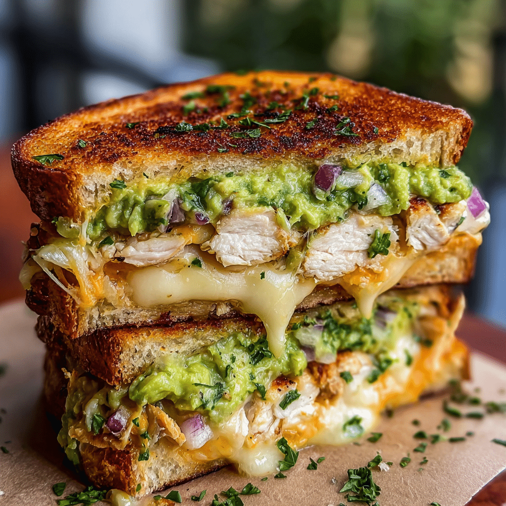 Chicken Avocado Melt Sandwich
