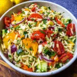 Fresh and Flavorful Rainbow Orzo Salad
