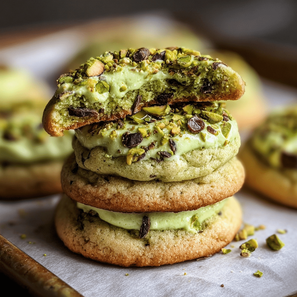 Pistachio Cream Cookies