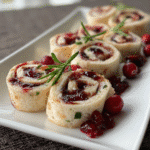 Christmas Cranberry Roll Ups Recipe