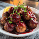 Easy Christmas Cranberry Meatballs