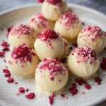 White Chocolate Raspberry Truffles
