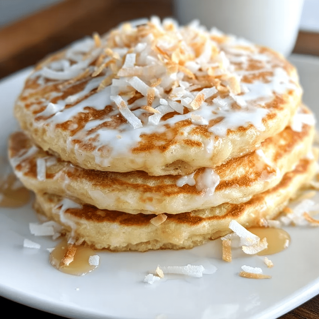 Coconut Cream Pancakes