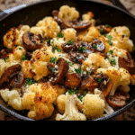 Garlic Cauliflower Mushroom