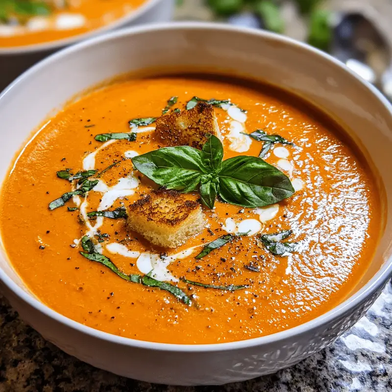 Creamy Tomato Bisque Soup