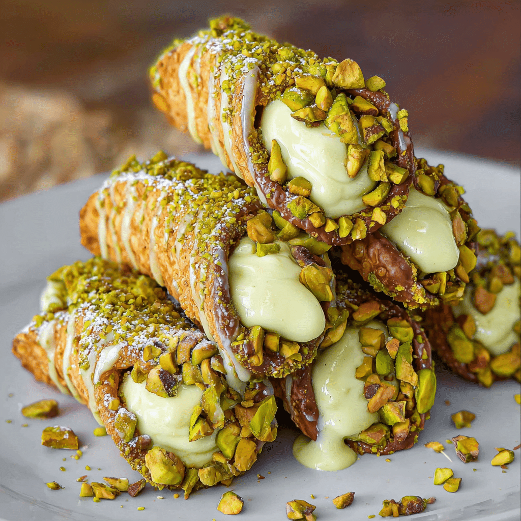 Cheat Air Fryer Pistachio Cannoli