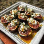 Roasted Figs with Goat Cheese and Honey